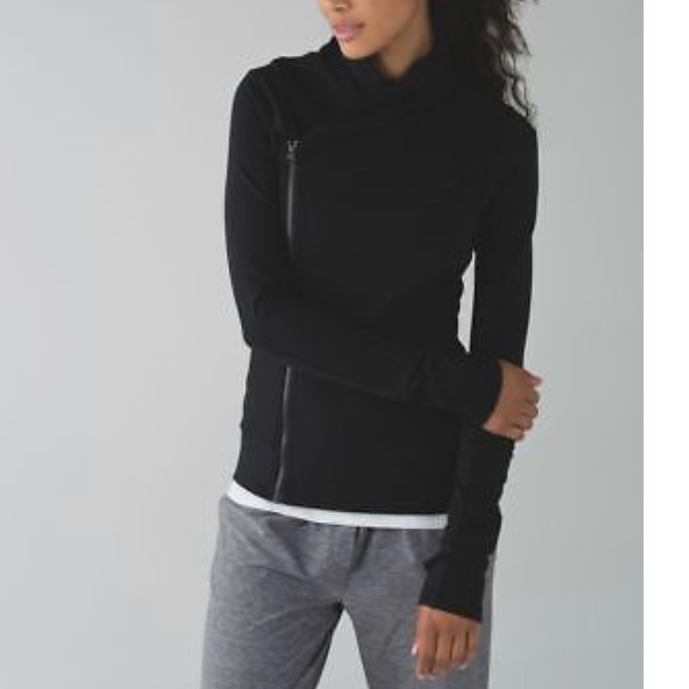 Black Lululemon Athletica Bhakti Jacket